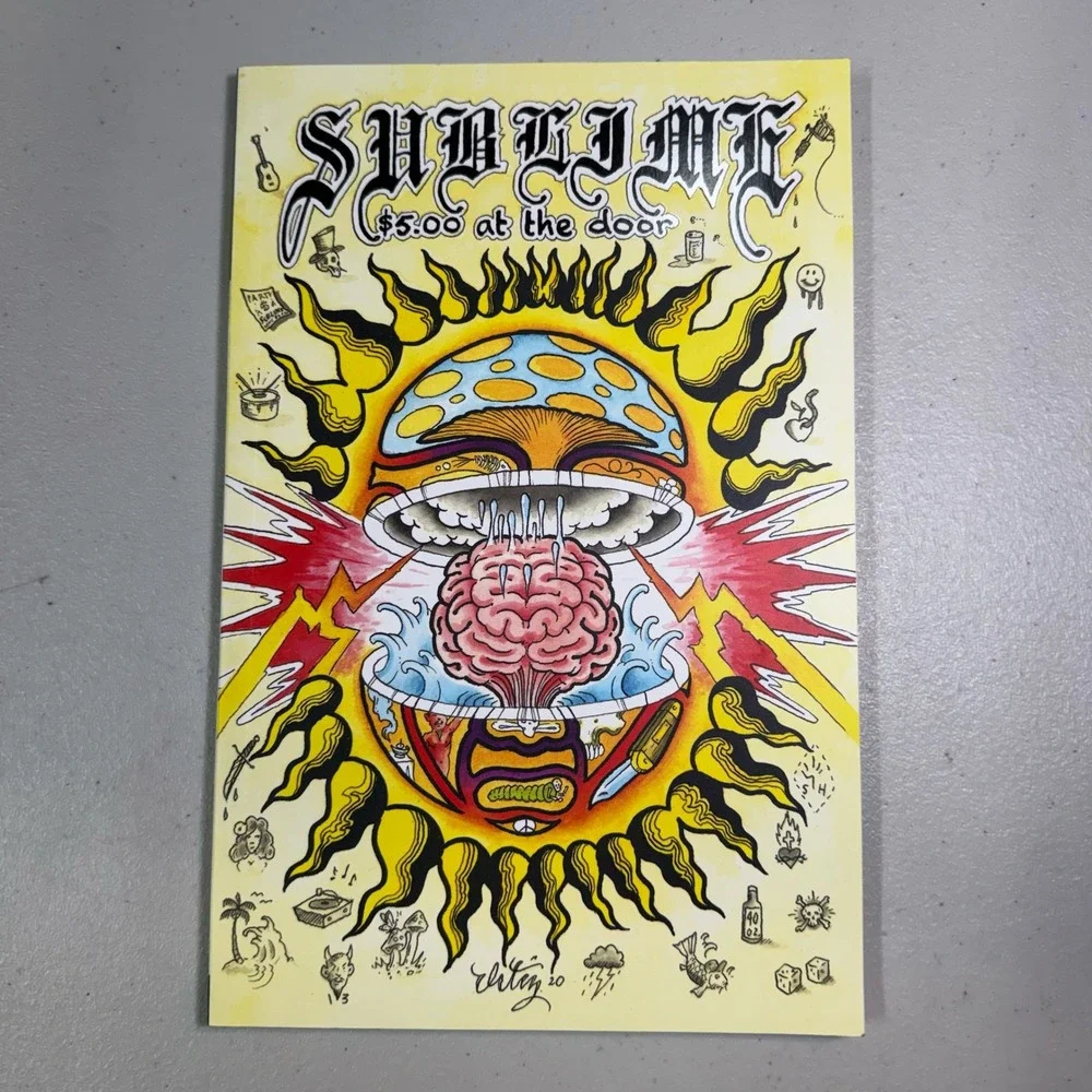 Sublime $5.00 at the Door Graphic Novel Z2 Comics Ryan Cady Lou Dog Sun‎ Art